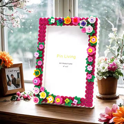 Floral Brick Frame