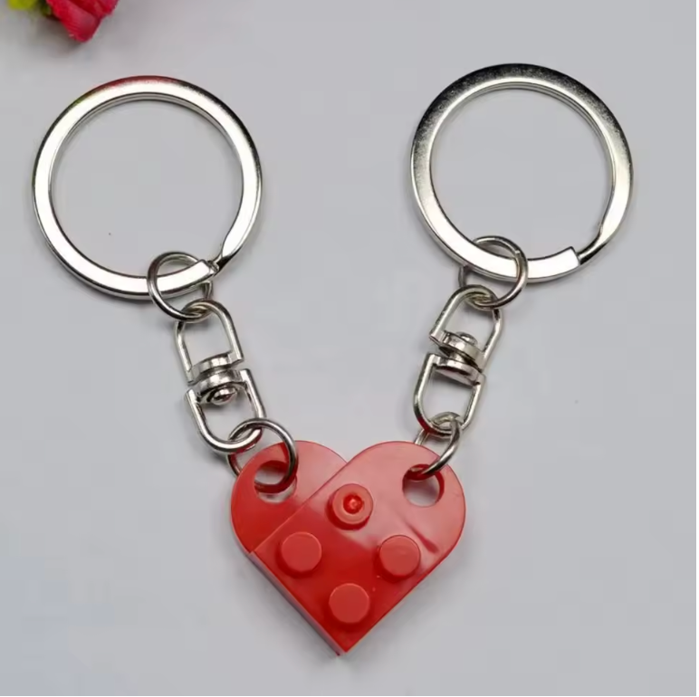 Matching Heart Keychain